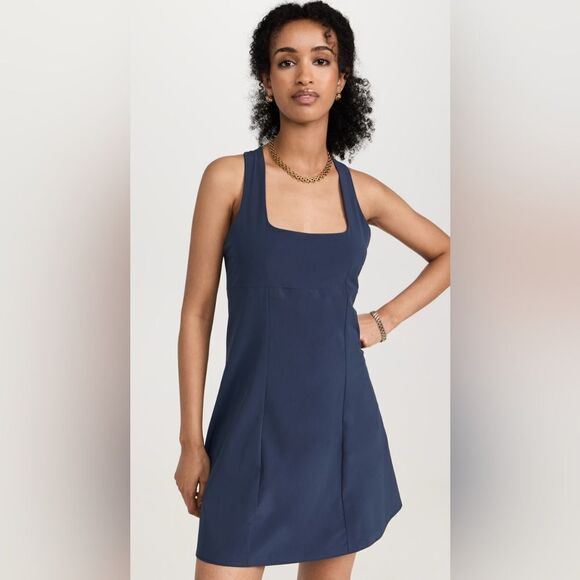 NEW Outdoor Voices Cross Back Exercise Dress in Navy Blue Size XL - Picture 2 of 16